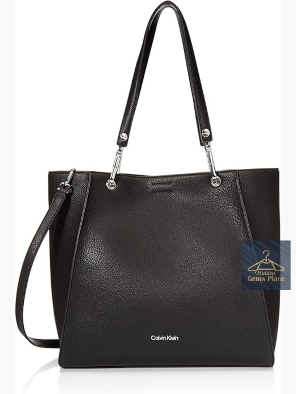 Large Hobo Tote Vegan Leather Crossbody Bag with Pockets